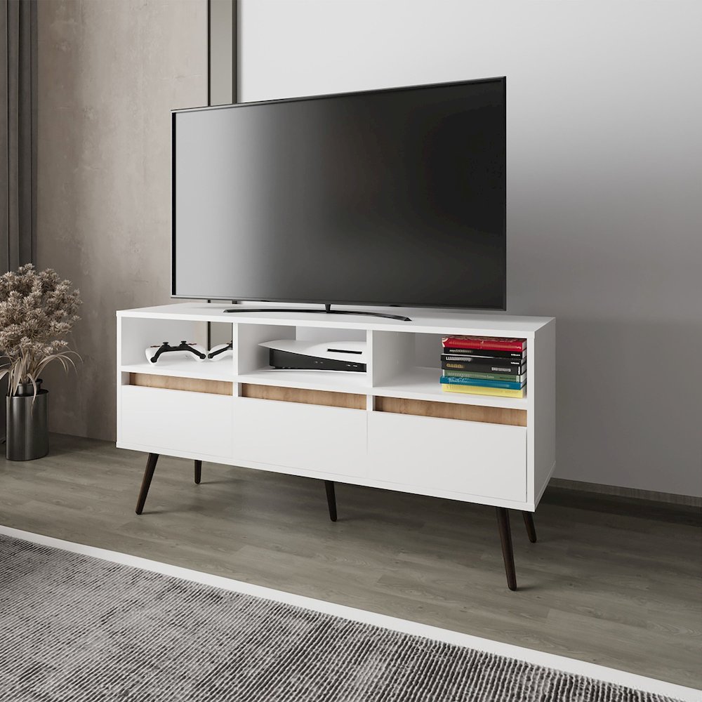 Picacho TV Stand with Multistorage, 3 Drawers and 3 Shelves. Picture 4