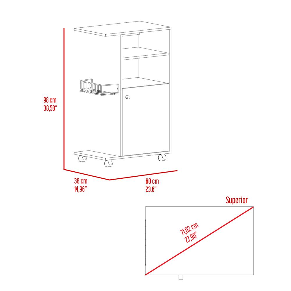 Columba Kitchen Cart. Picture 5
