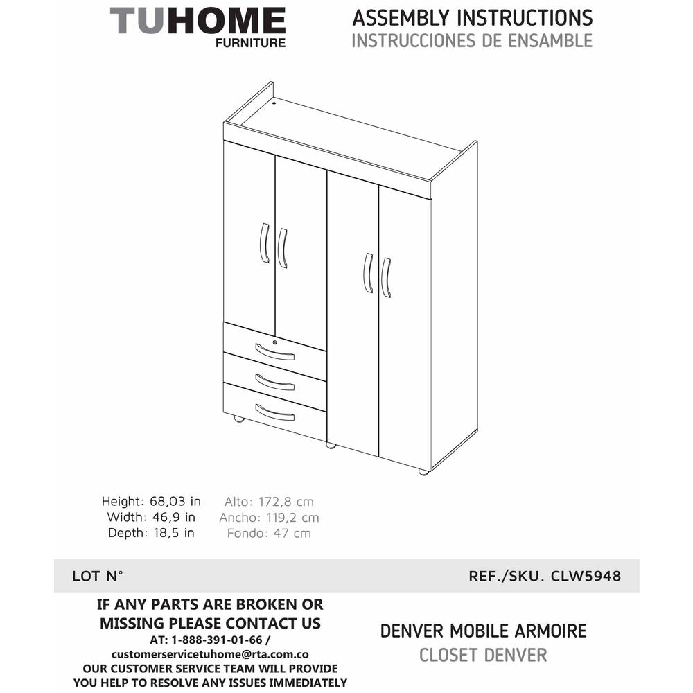Janeiro Mobile Armoire. Picture 5