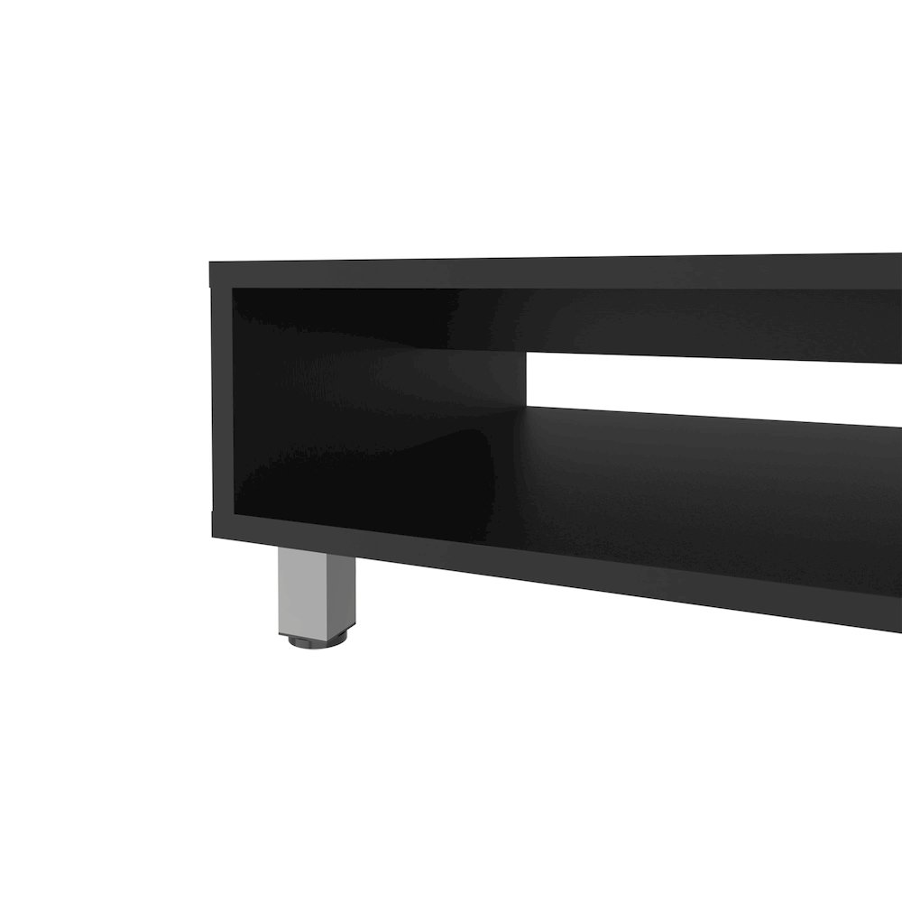 Avondale Coffee Table in Melamine with Open Storage, Wenge. Picture 5