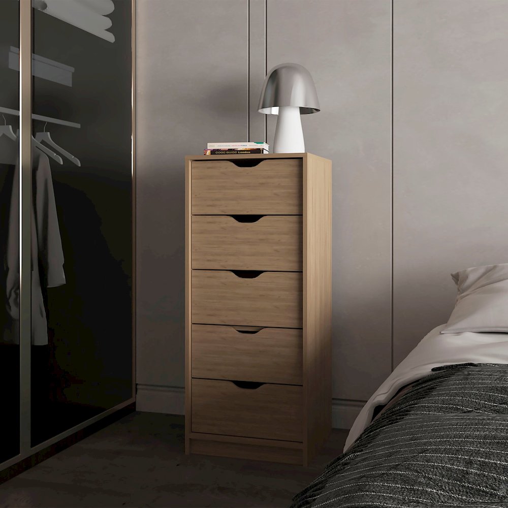 5-Drawer Dresser for Nurseries and Bedrooms – Modern Space-Saving Storage. Picture 4