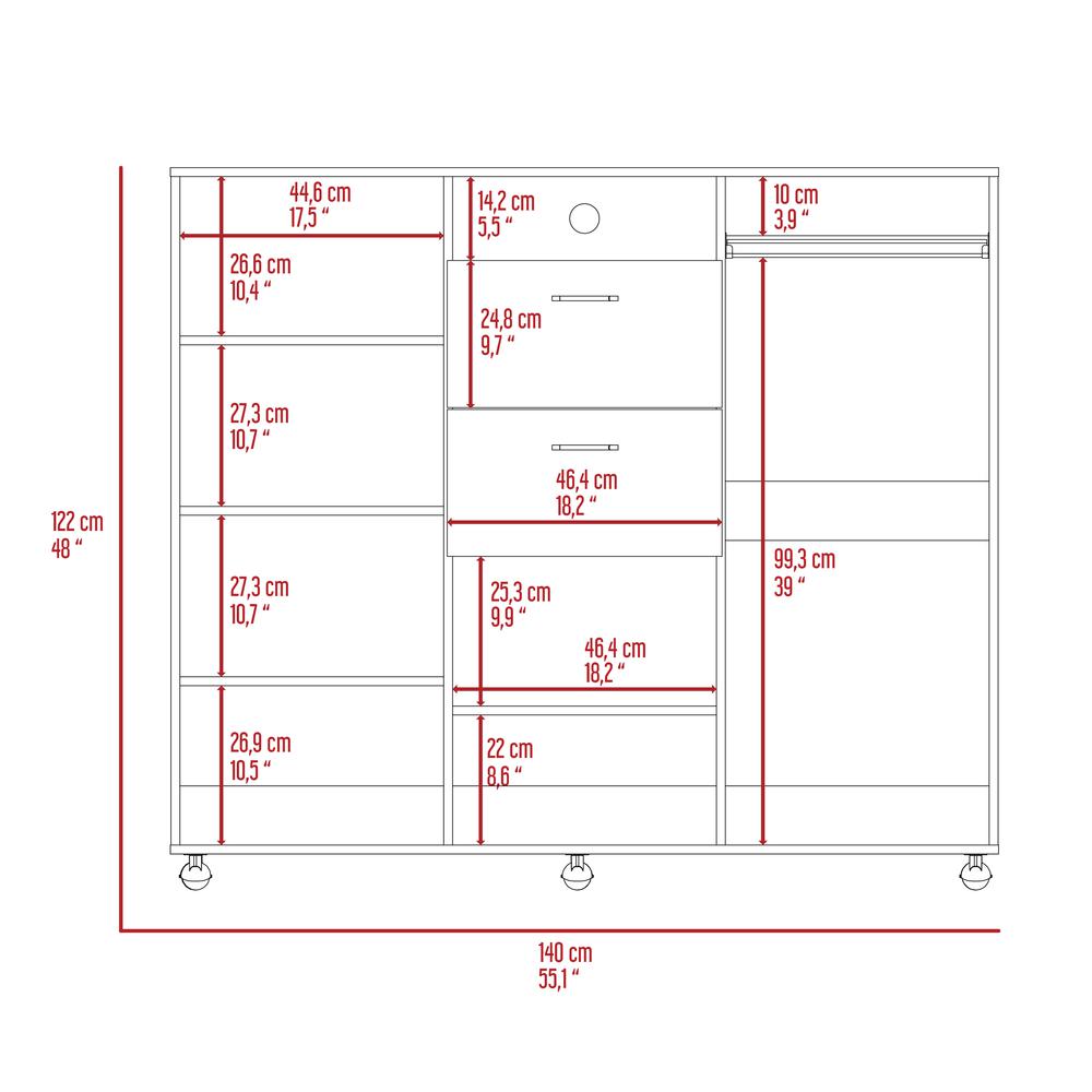 Sicilia Two-Door Cabinet Dresser. Picture 5