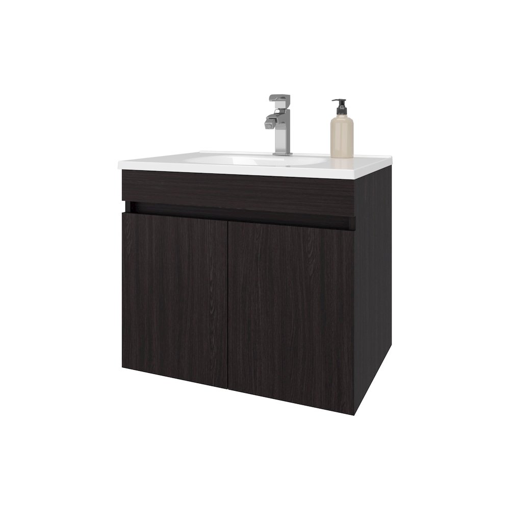 Rainbow City Vanity with 2 Doors, Wengue. Picture 5