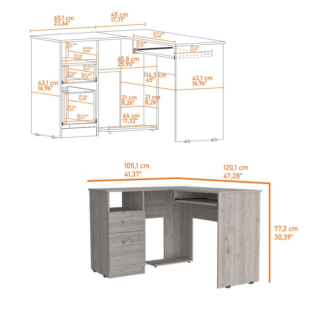 Raleigh L shaped Desk. Picture 3