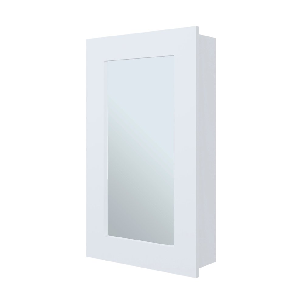 Parks Medicine Cabinet With Included Mirror, White. Picture 1