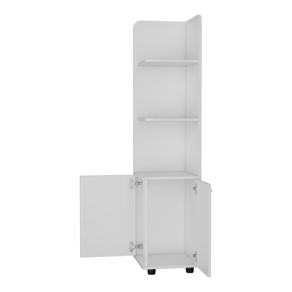 Sunriver Corner Shelf with Cabinet. Picture 5