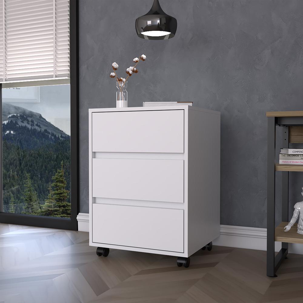 Vienna 3 Drawer Filing Cabinet. Picture 4
