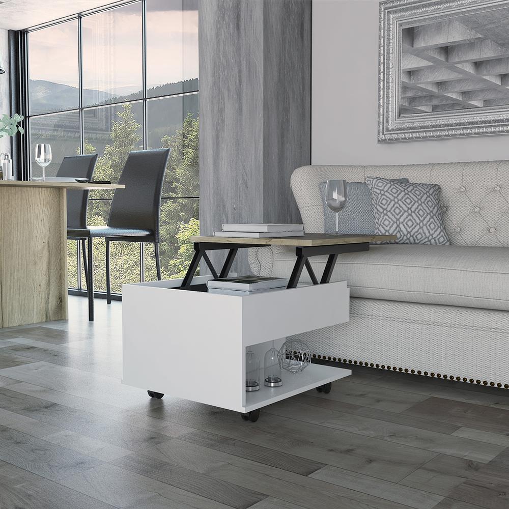 Portland  Top Coffee Liftable Table. Picture 3