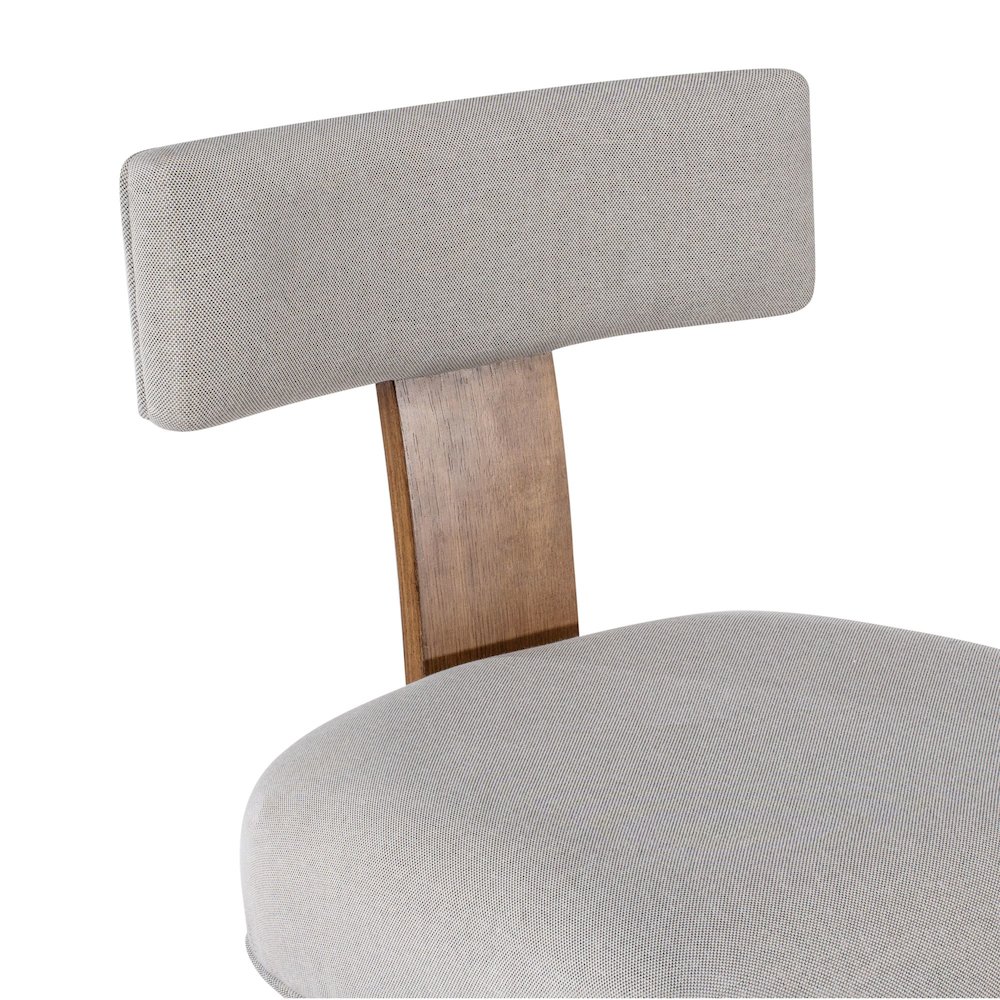 Thalia T-Back Counter Stool with Fully Upholstered Cushion. Picture 6