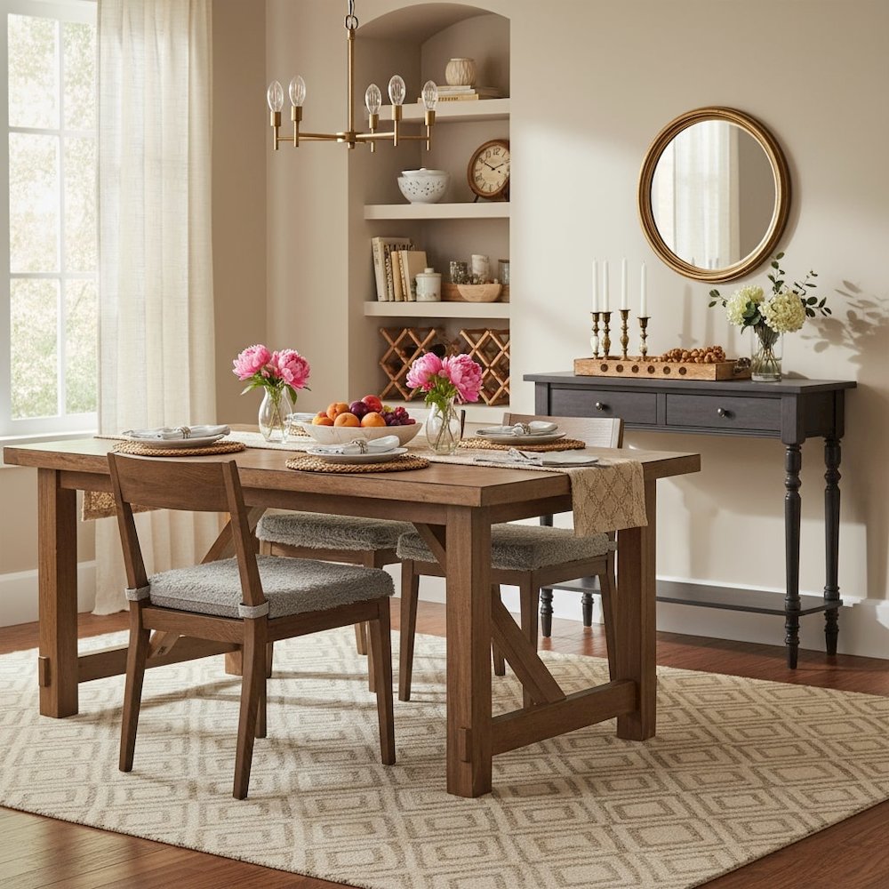 Gray Narrow Console Table – Entryway Table with 2 Drawers and Storage Shelf. Picture 3