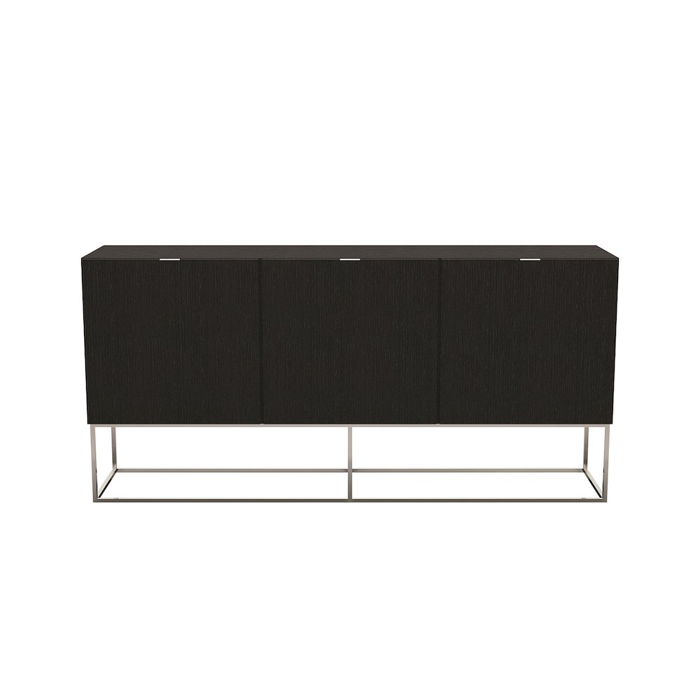 Vizzione Buffet In Gray Oak Veneer With Storage. Picture 3
