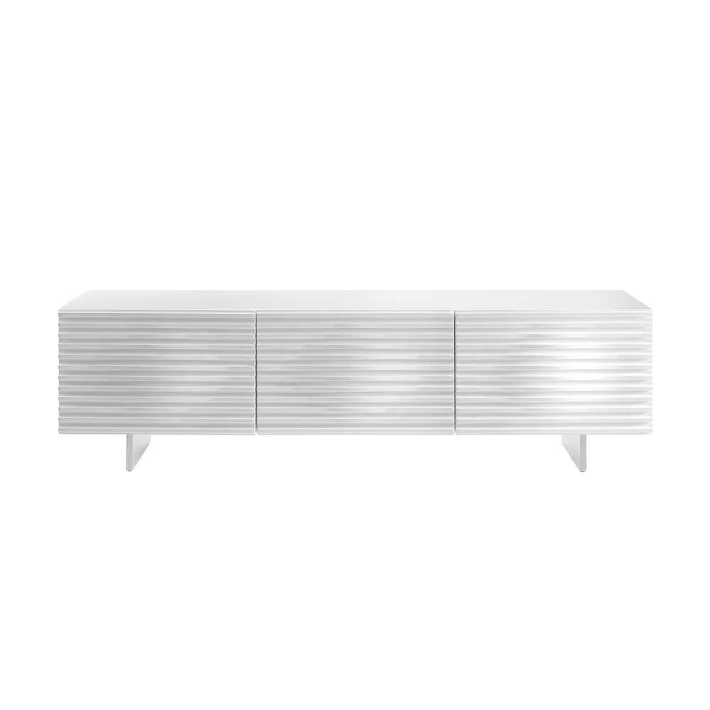 Moon Entertainment Center In White High Gloss With Storage. Picture 4