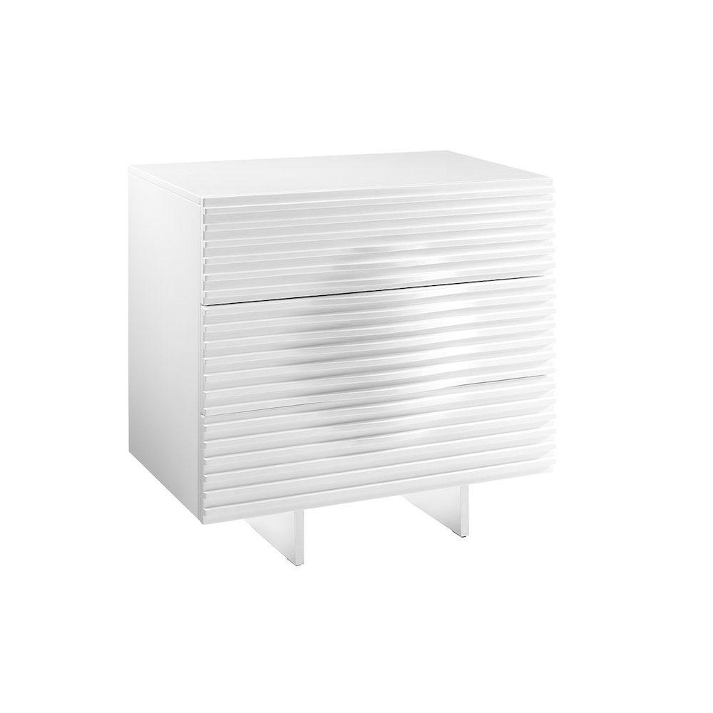 Moon Dresser In White High Gloss. Picture 2