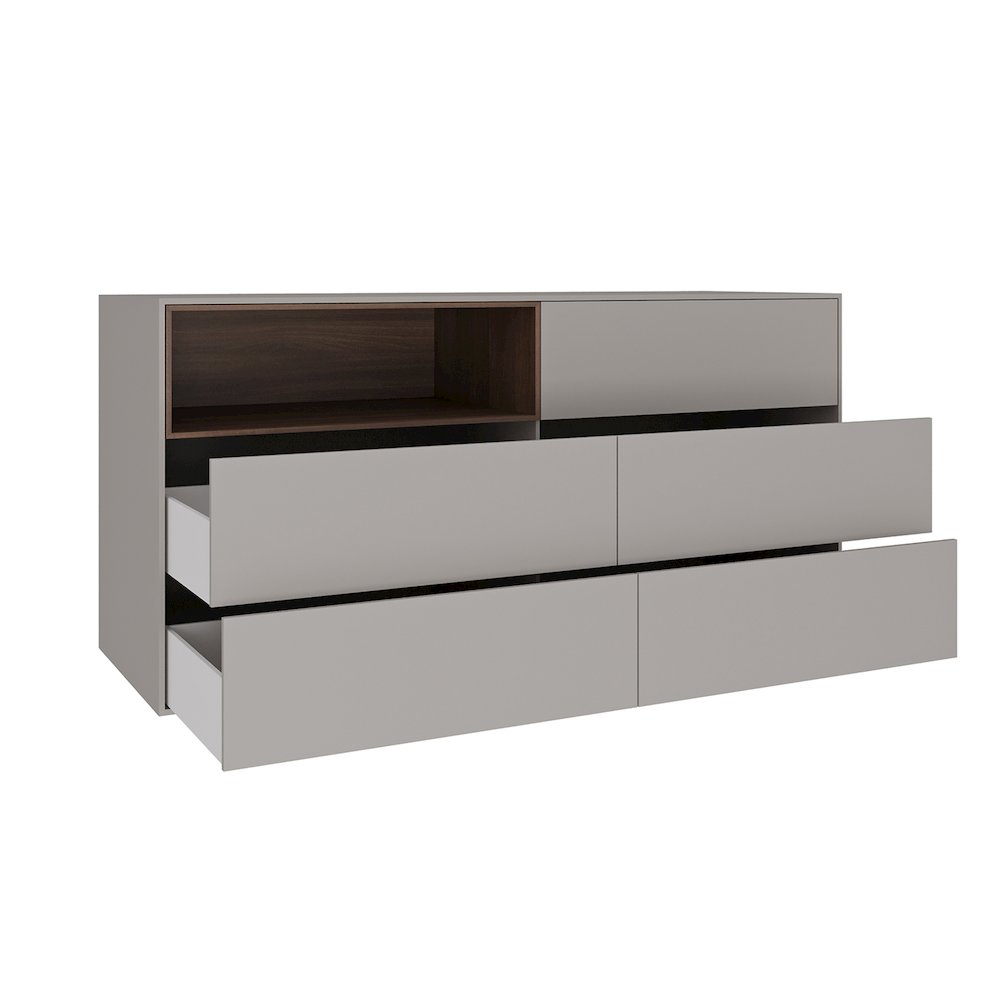 Santino Dresser In Taupe Matte. Picture 1