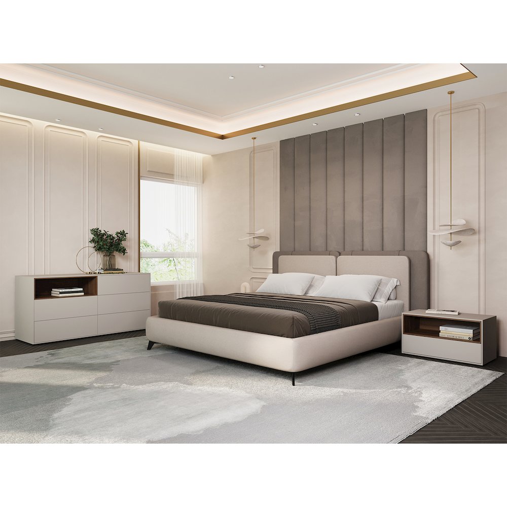 Santino Dresser In Taupe Matte. Picture 3