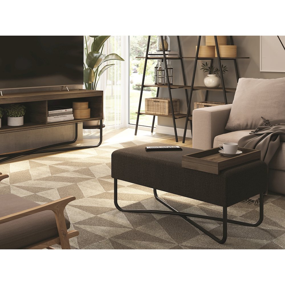 Ace Bench In Brown. Picture 5