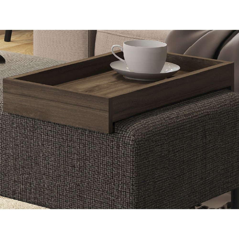 Ace Bench In Mocha. Picture 2
