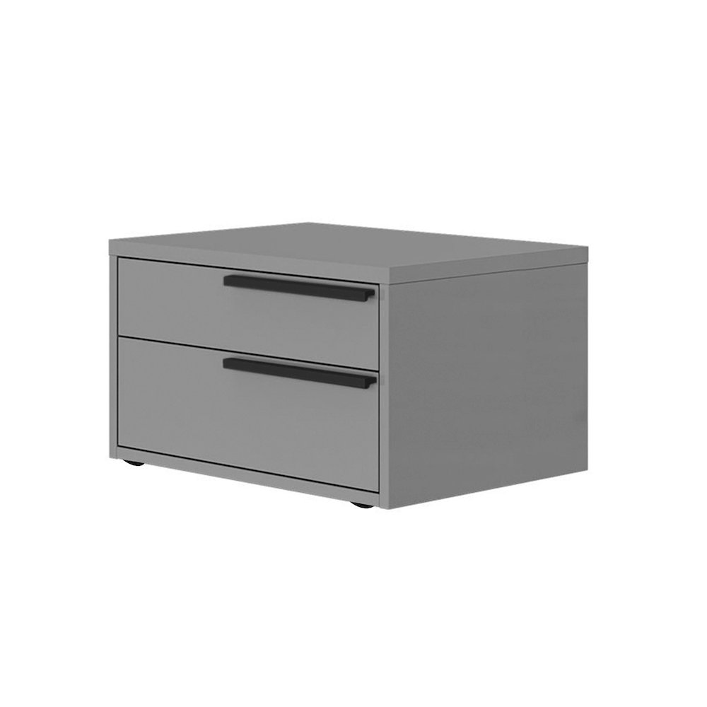 Carter Right Nightstand In Gray Matte. Picture 2