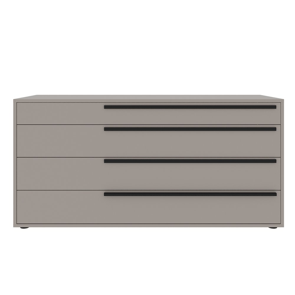 Carter Dresser In Taupe Matte. Picture 1