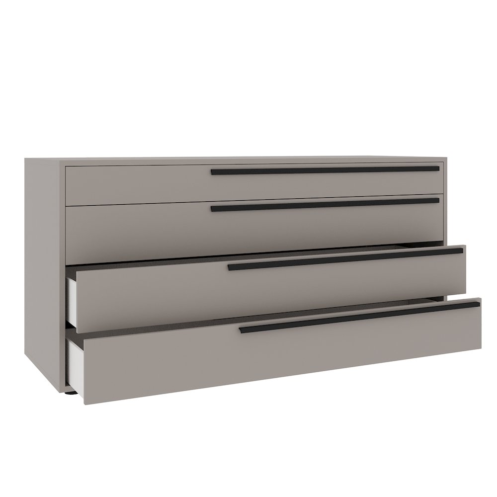 Carter Dresser In Taupe Matte. Picture 5
