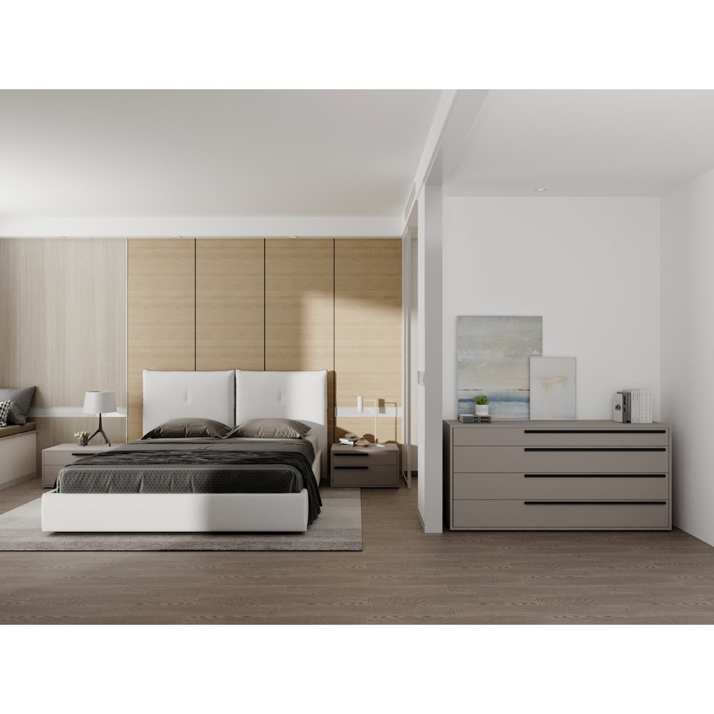 Carter Dresser In Taupe Matte. Picture 4