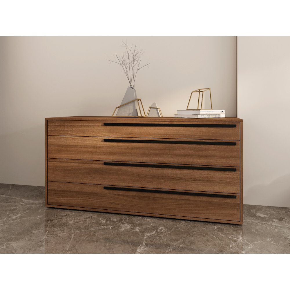 Carter Dresser In Walnut. Picture 3