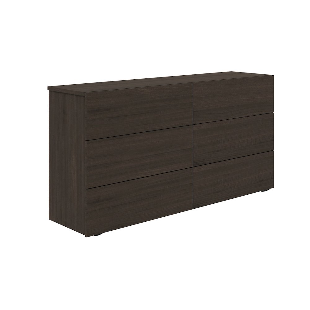 Ayla Dresser In Dark Oak Melamine. Picture 1