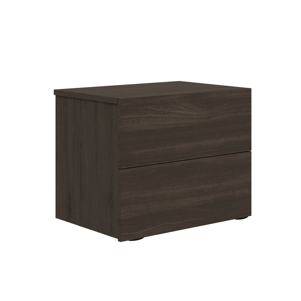 Ayla Nightstand In Dark Oak Melamine. Picture 2