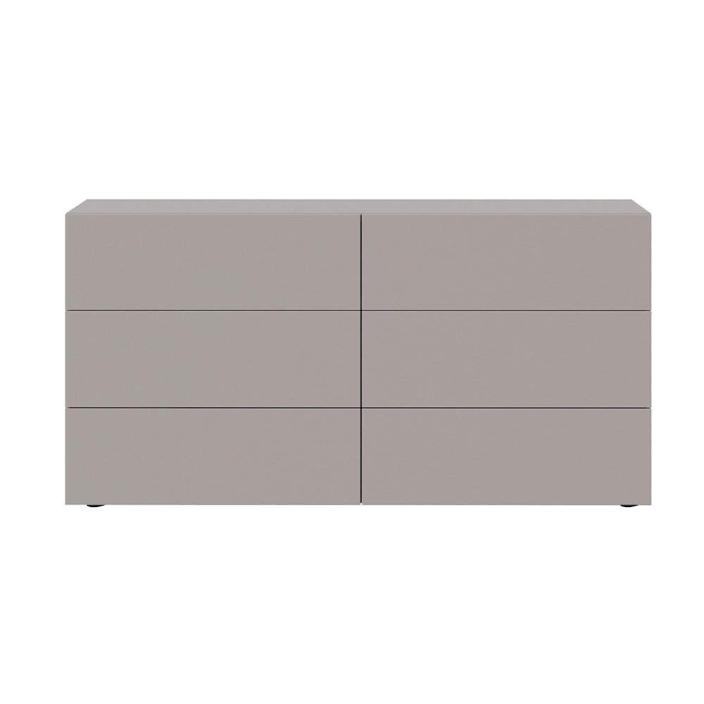 Ayla Dresser In Taupe Matte. Picture 2