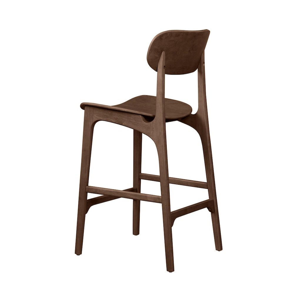 Solvang Wood Counter Stool - Carbonite Finish. Picture 4