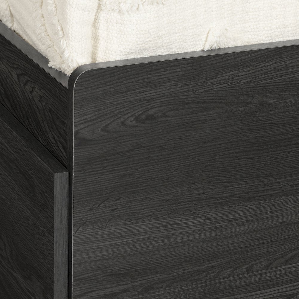 Fynn Bed and Headboard Set, Gray Oak. Picture 4
