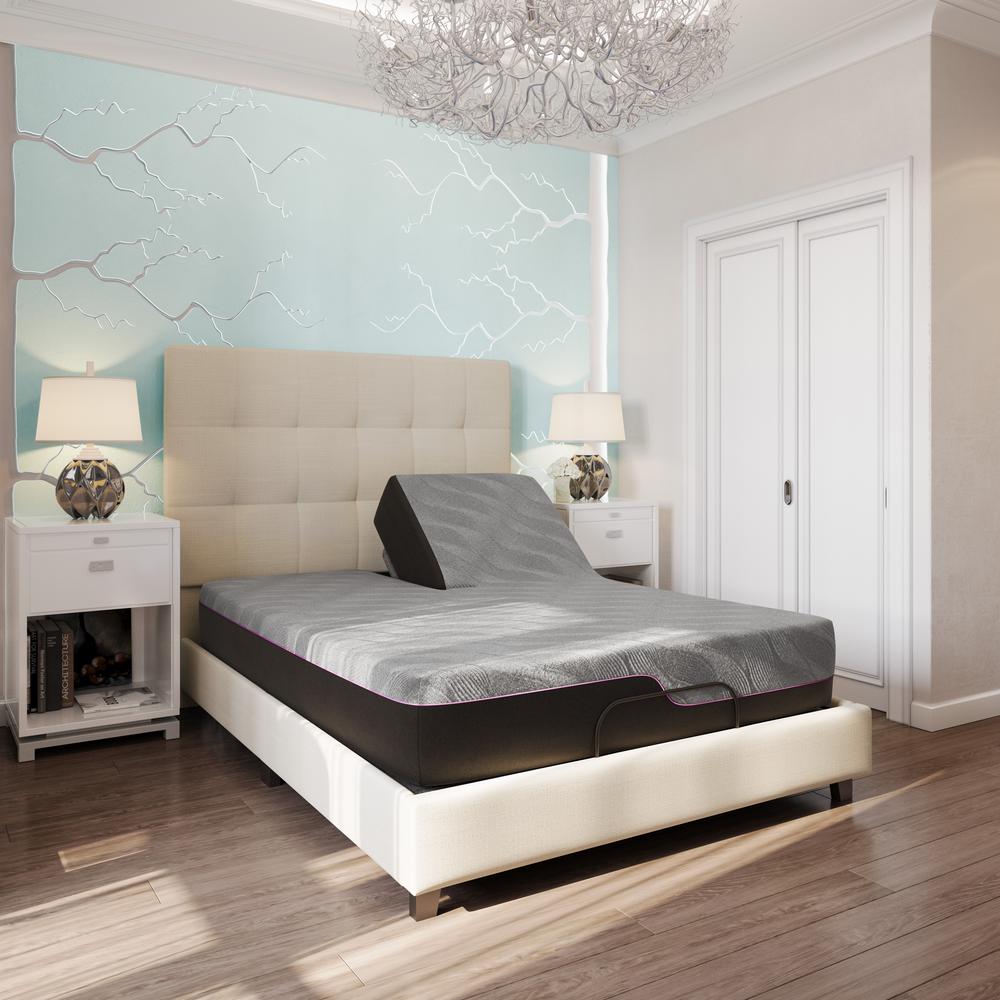 11 inch Renew Flex Top Latex Foam Mattress and Adjustable Base Bundle, King Size. Picture 2