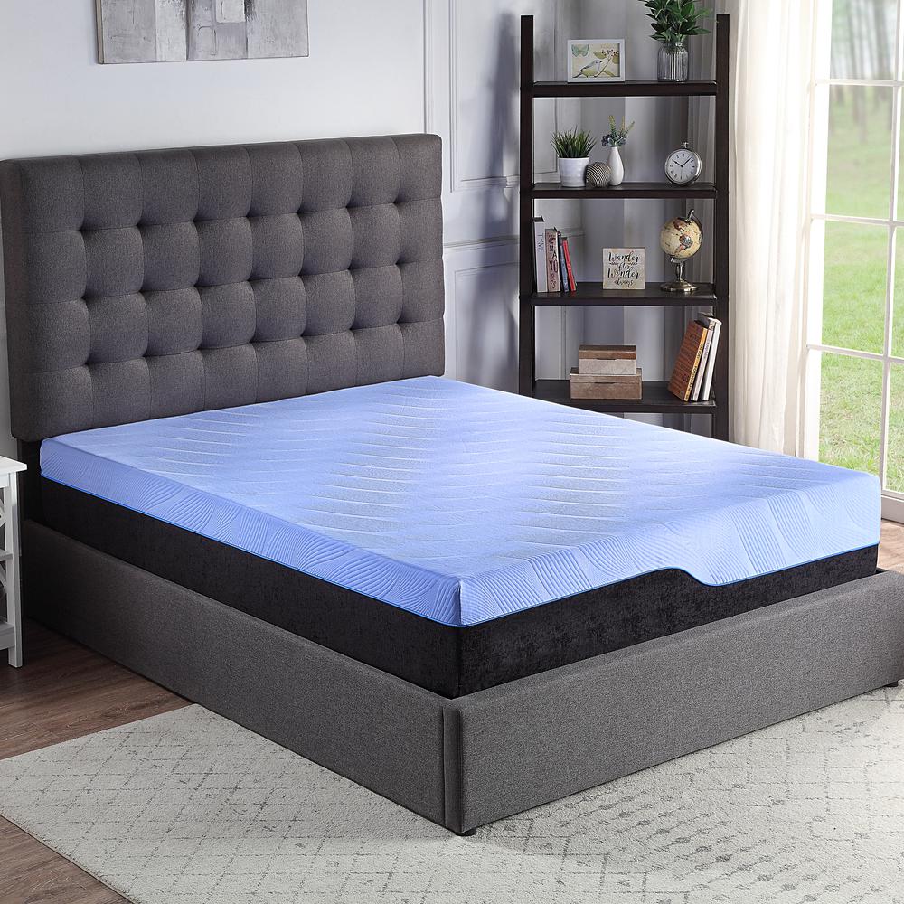 12 inch Twin XL Size 5-Layer Hybrid Latex Foam and Coil Kids Mattress. Picture 1