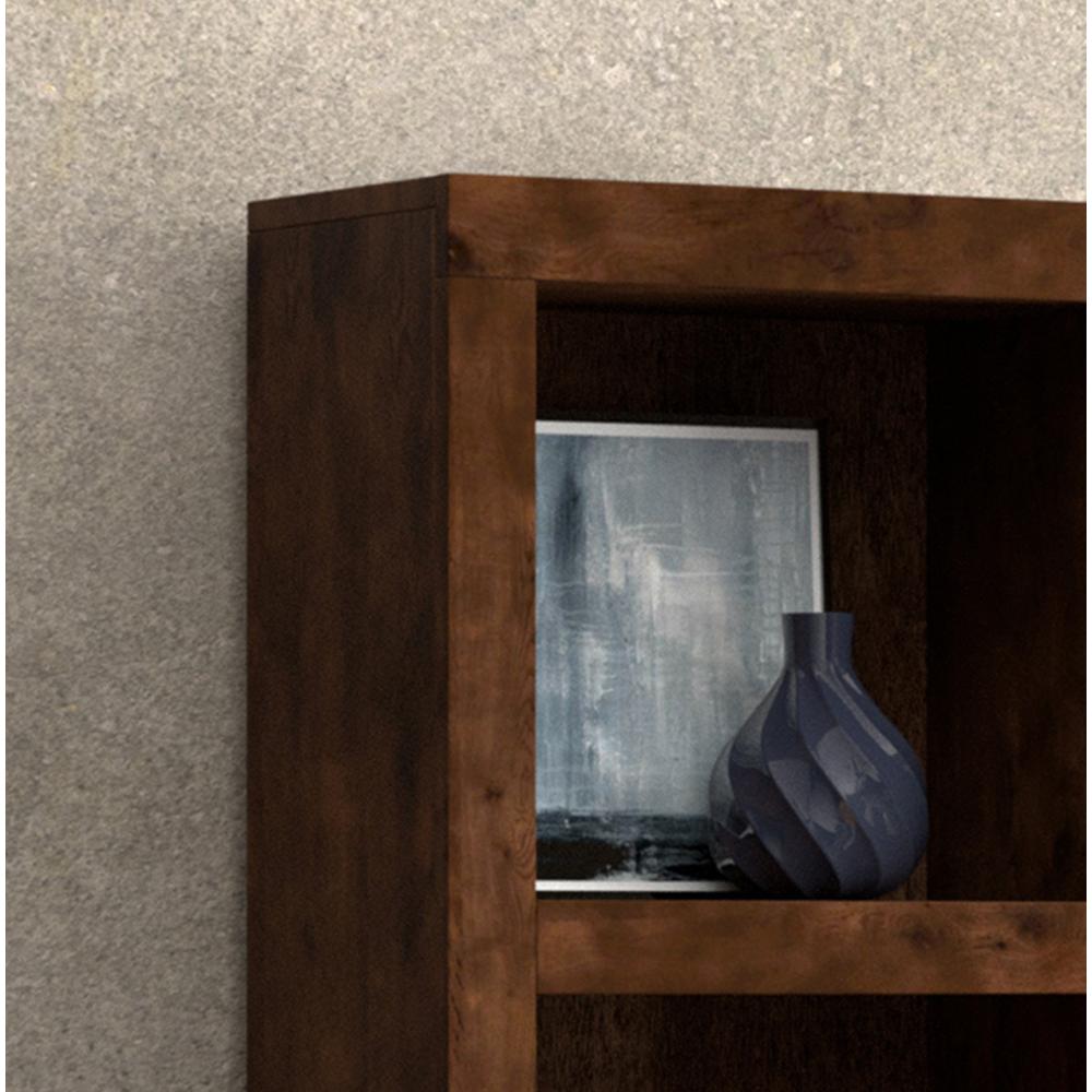 79 inch high Bookcase, Whiskey Finish. Picture 3