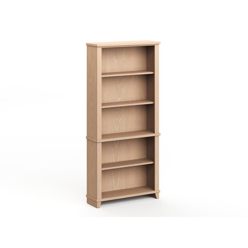 Deer Valley 72 in. Hazelwood Fully Assembled Made in America 5-Shelf Bookshelf. Picture 1