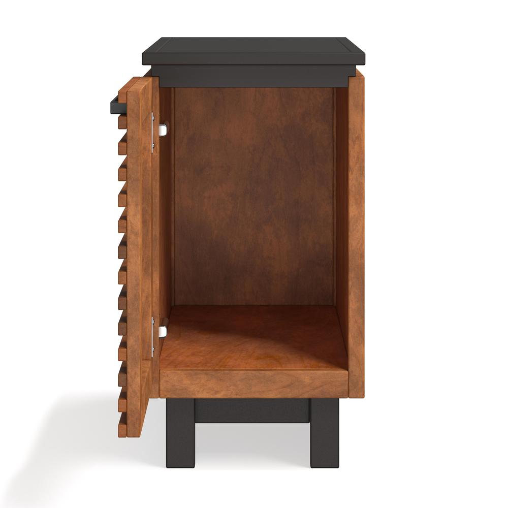 13 in. No Assembly Required Made in America Brown Solid Wood Side Table. Picture 4
