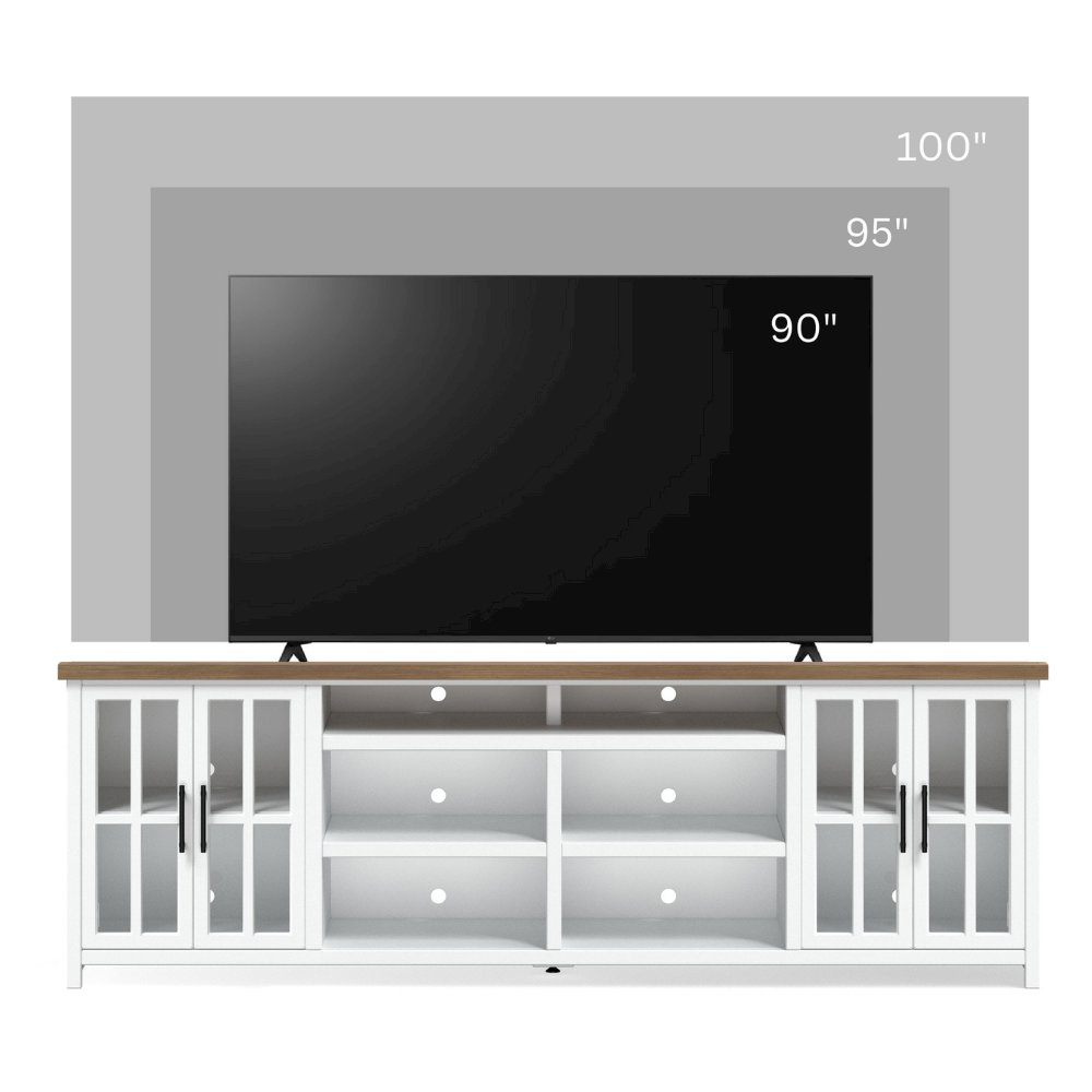 Hampton 96in TV Stand Console for TVs up to 100in. Picture 3