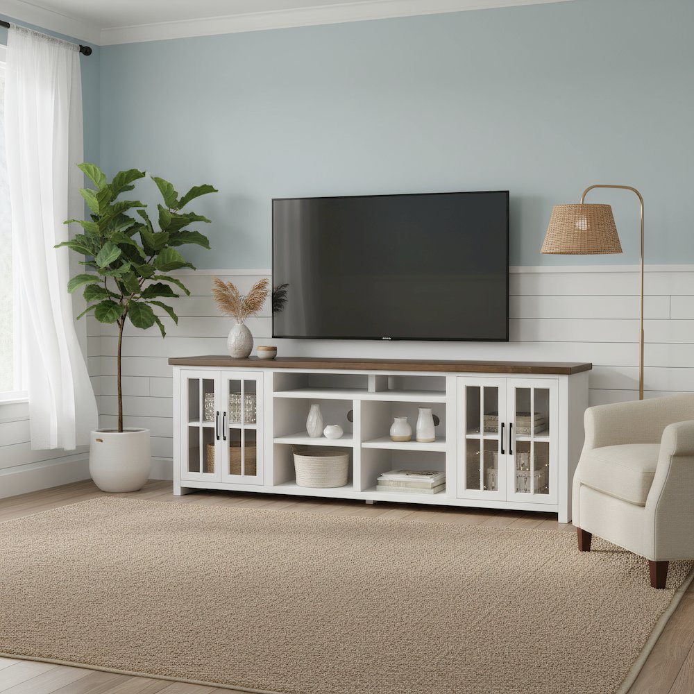 Hampton 96in TV Stand Console for TVs up to 100in. Picture 4