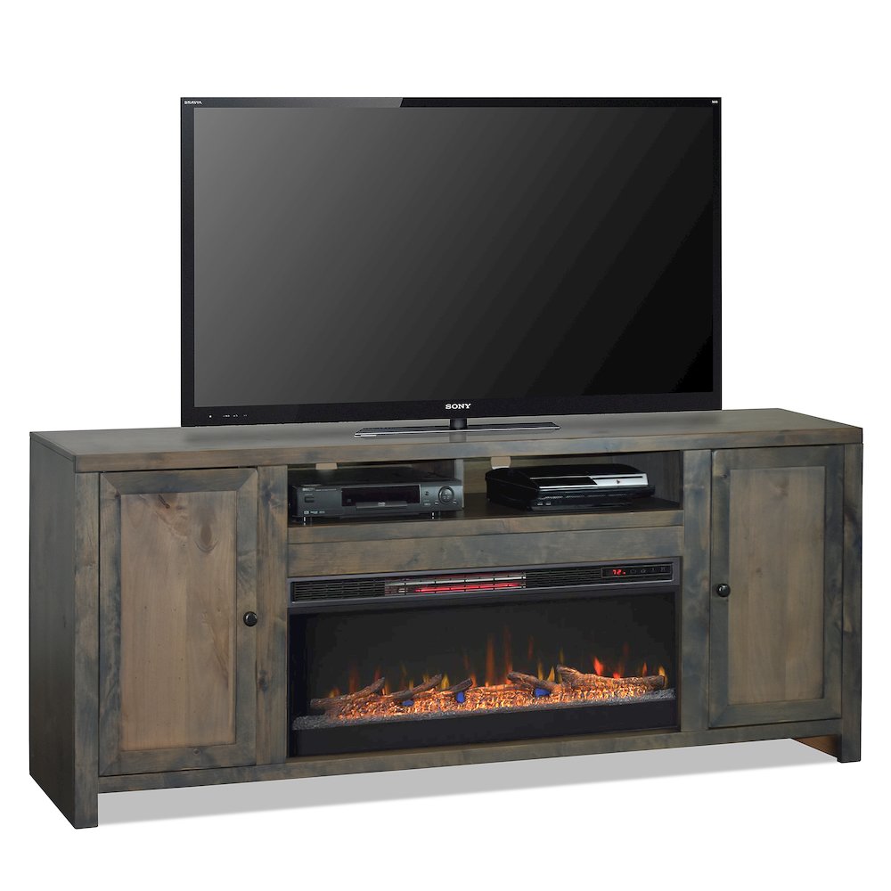 Joshua Creek 83 inch Electric Fireplace TV Stand for TVs up to 95 inches. Picture 1