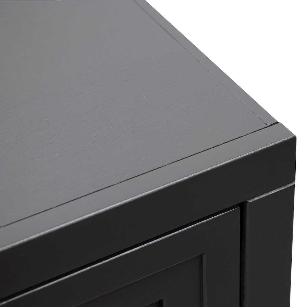 Nora 22 inch End Table, Black and Whiskey Finish. Picture 6