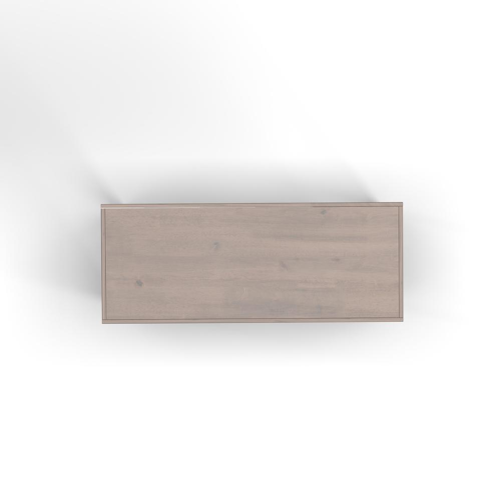 White Wash and Barnwood Finish Solid Wood Writing Desk. Picture 1