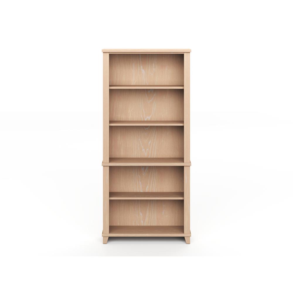 Deer Valley 72 in. Hazelwood Fully Assembled Made in America 5-Shelf Bookshelf. Picture 2