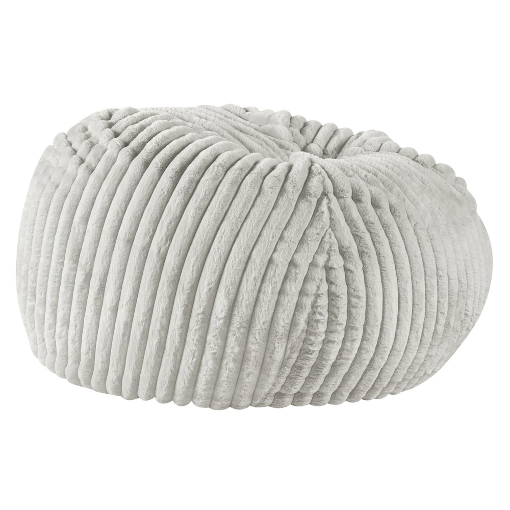 Sky Luxe 40 inch Minky Dove Grey Memory Foam Lounger. Picture 4