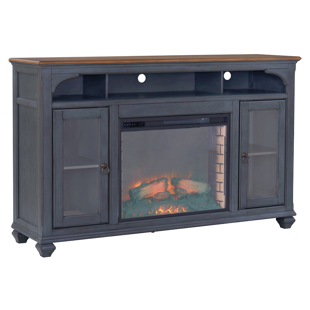Americana 66 in Fireplace TV Stand for TVs up to 80 inches. Picture 4