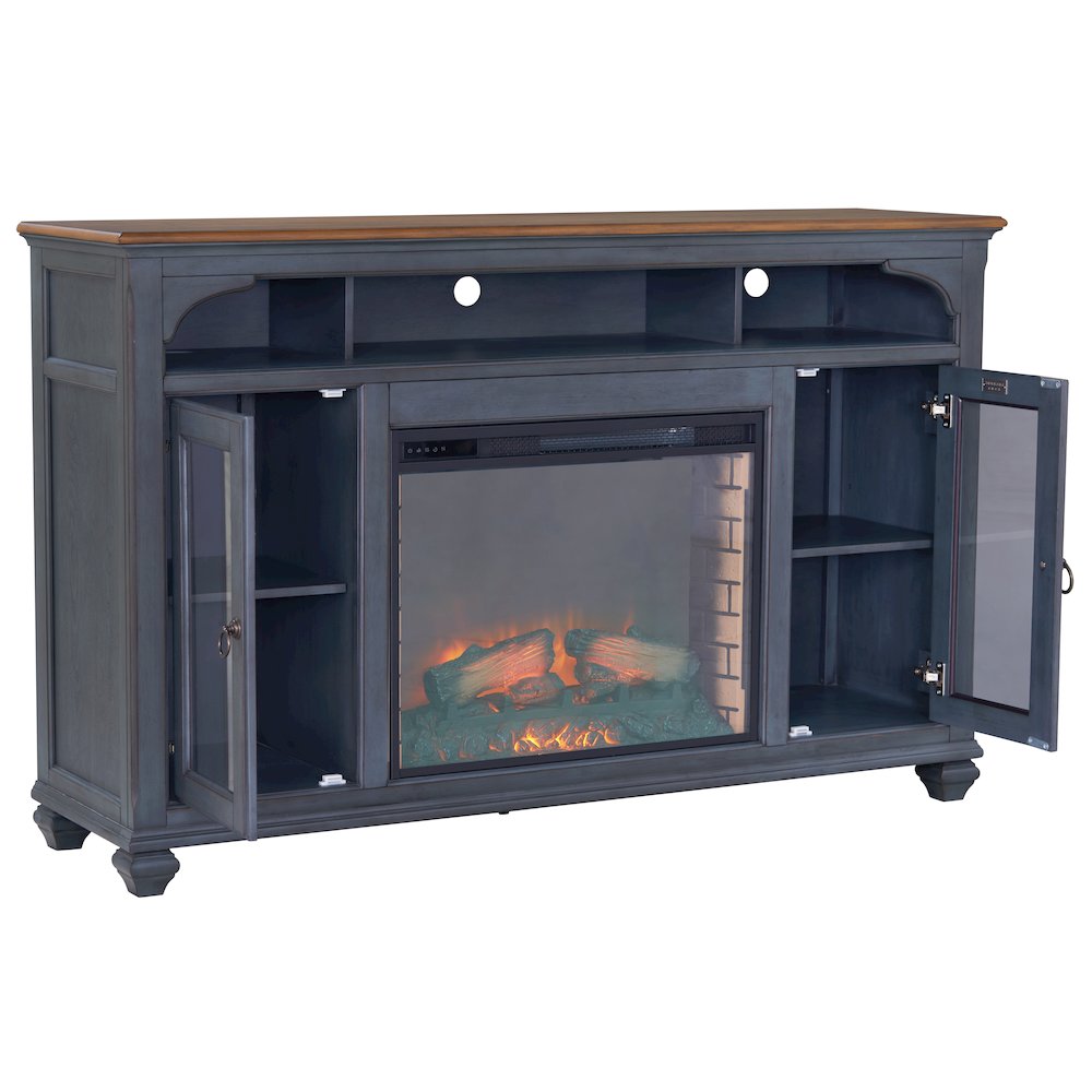 Americana 66 in Fireplace TV Stand for TVs up to 80 inches. Picture 5