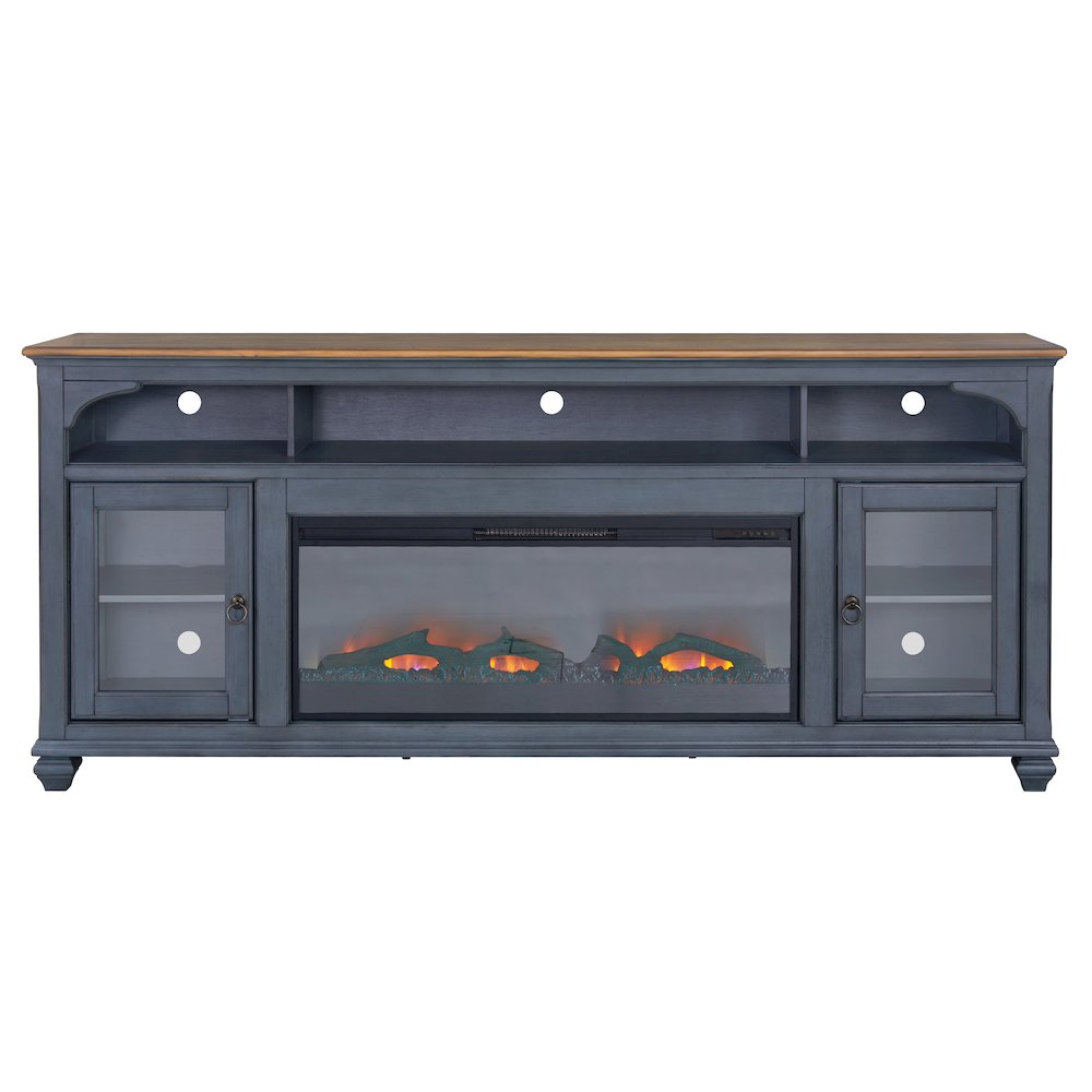Americana 86 in Fireplace TV Stand for TVs up to 95 inches. Picture 1