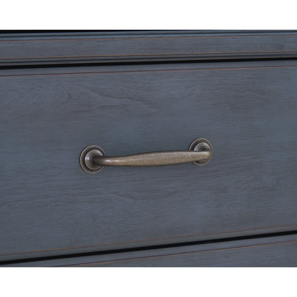 Bridgevine Home Americana Dresser, No Assembly Required, Corduroy Blue Finish. Picture 6