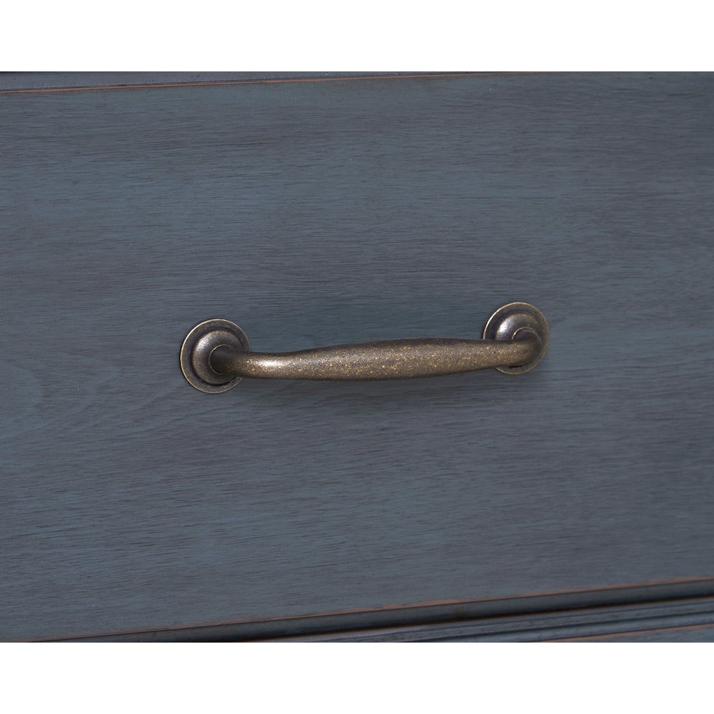 Americana Chest, No Assembly Required, Corduroy Blue Finish. Picture 7