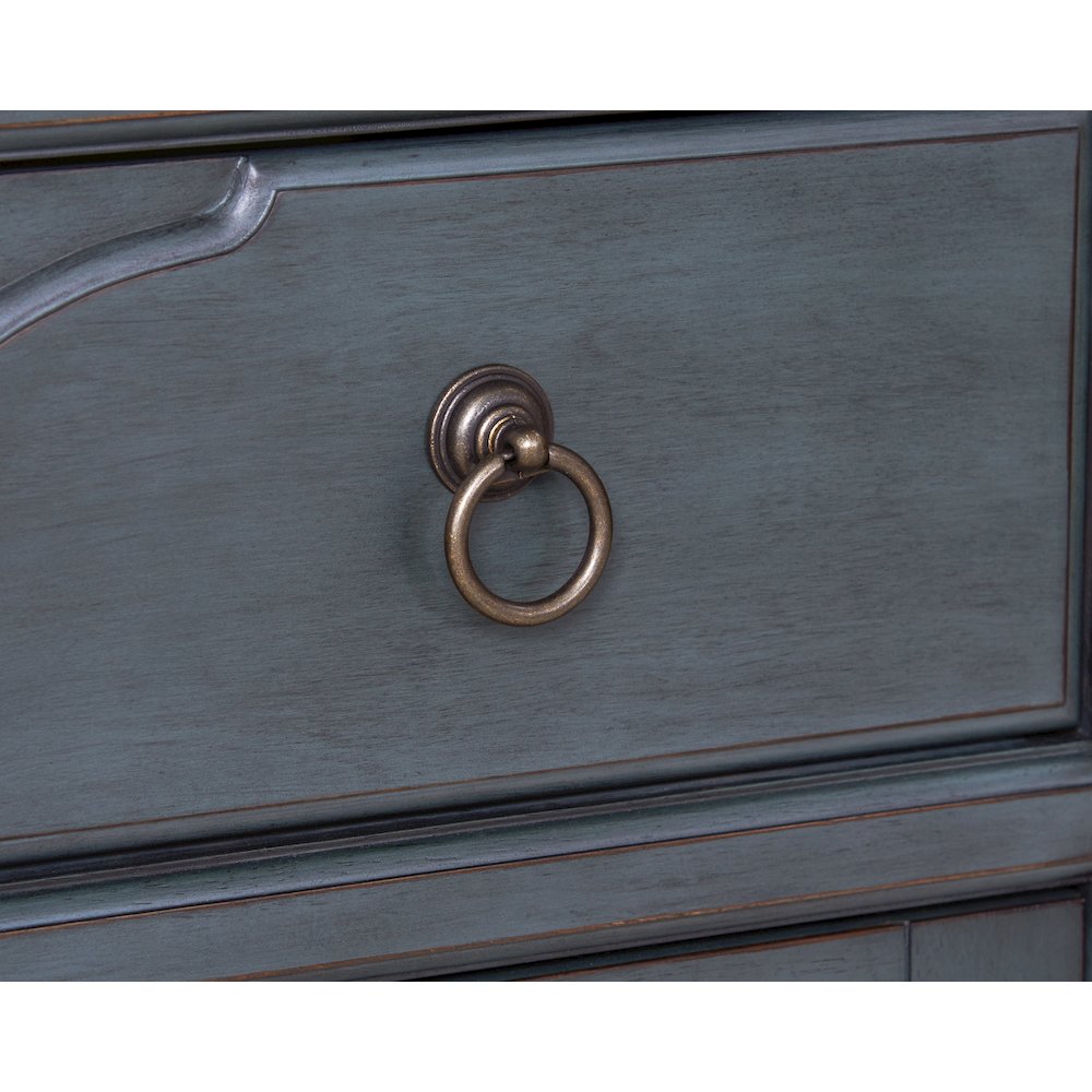 Americana Server, No Assembly Required, Corduroy Blue Finish. Picture 4