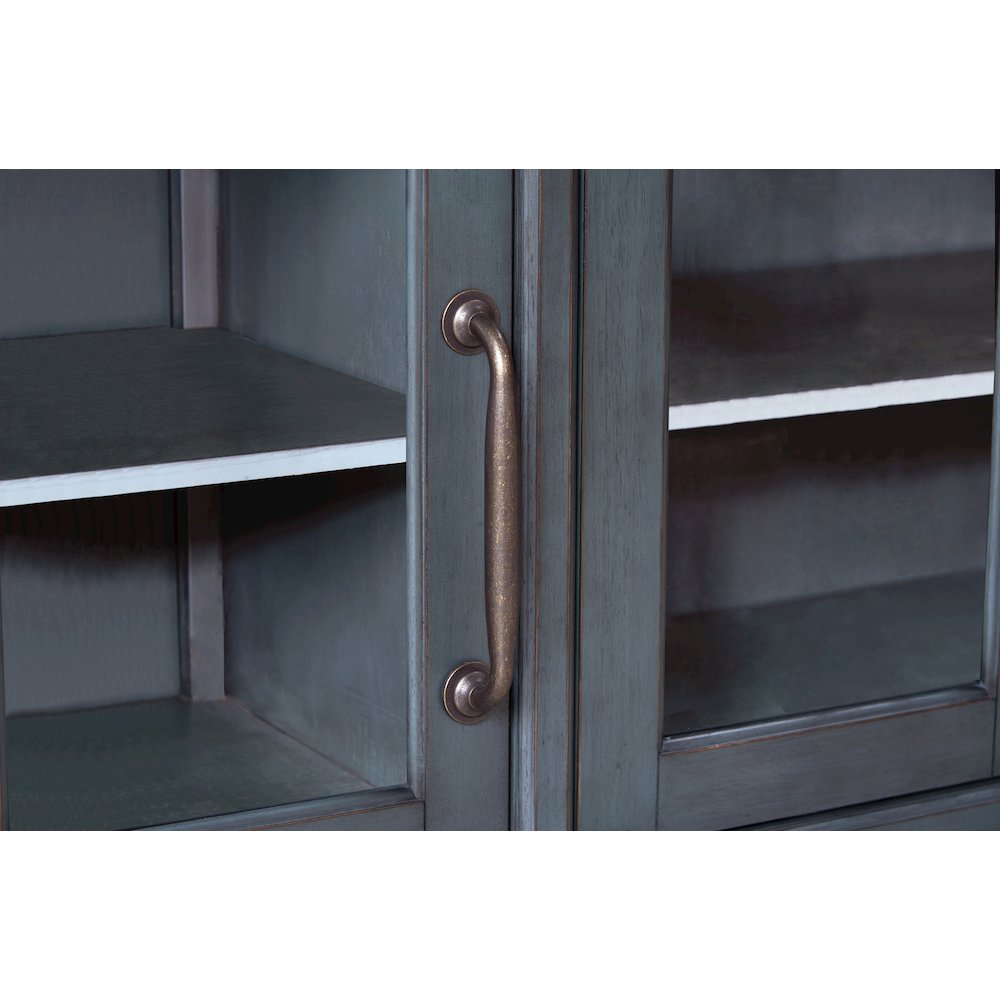Americana Server, No Assembly Required, Corduroy Blue Finish. Picture 5